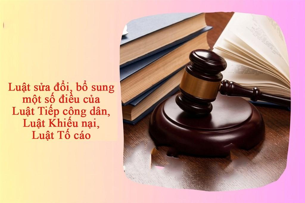 Tuyên truyền Luật sửa đổi bổ sung một số điều của Luật tiếp công dân, Luật khiếu nại, Luật tố cáo...